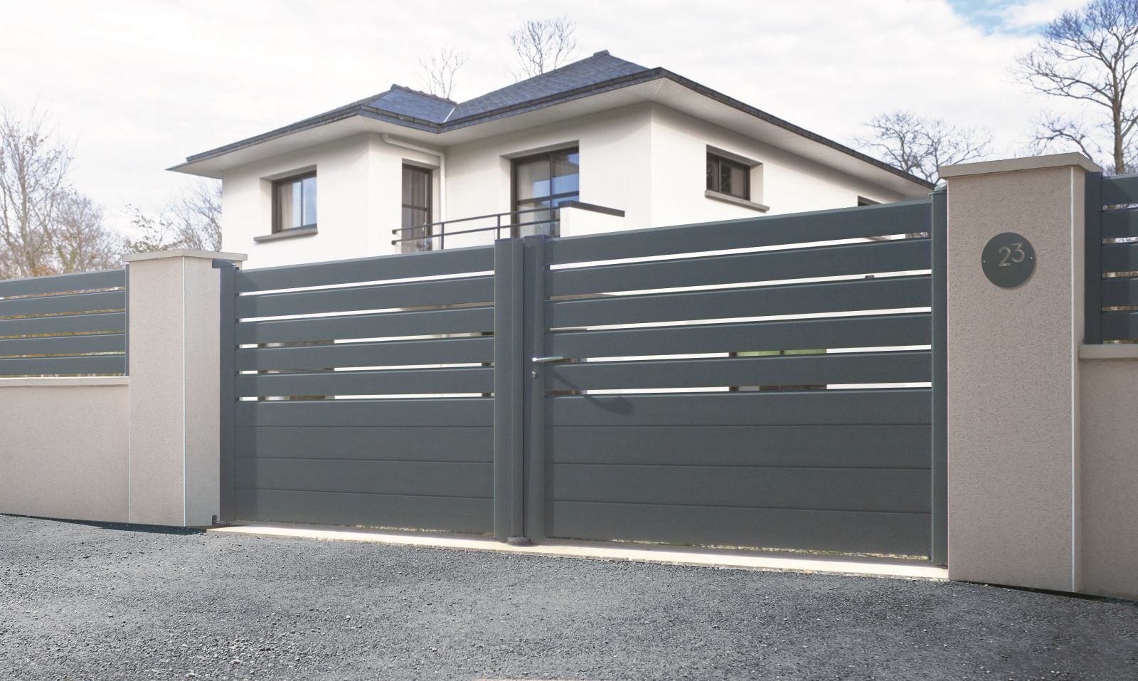 installation clôture et portail Habarcq
